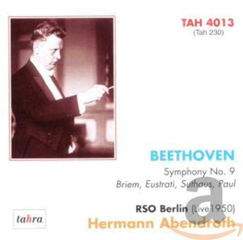 Beethoven (1770-1827) - Symphony No, 9, : Abendroth / Berlin Radio Symphony Orchestra & Choir, etc (1950) - Import CD