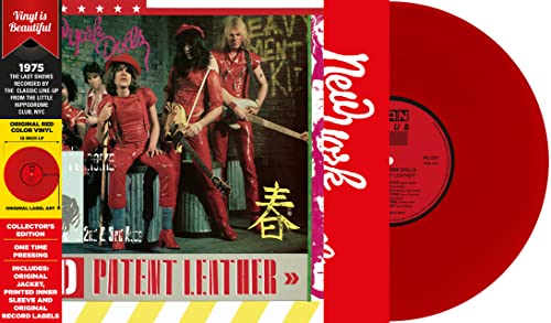 New York Dolls - Red Patent Leather - Import Red Vinyl LP Record