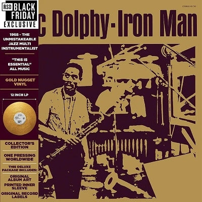 Eric Dolphy - Iron Man - Import Gold Marble Vinyl LP Record
