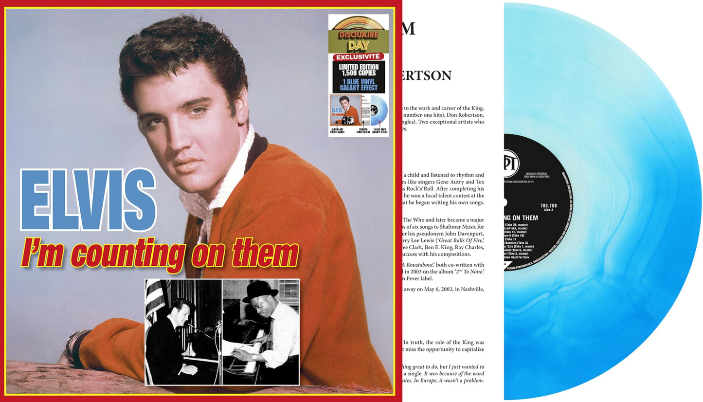 Elvis Presley - I'M Counting On Them: Otis Blackwell & Don Robertson Songbook - Import Silver Nugget Vinyl LP Record