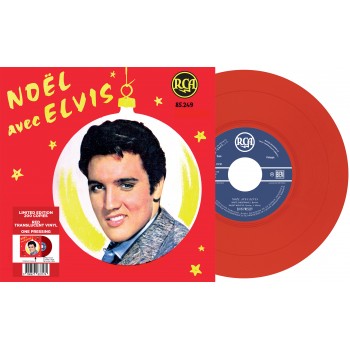 Elvis Presley - Ep Etranger No. 12 - Noel Avec Elvis - Import Red Vinyl 7Inch Single Record