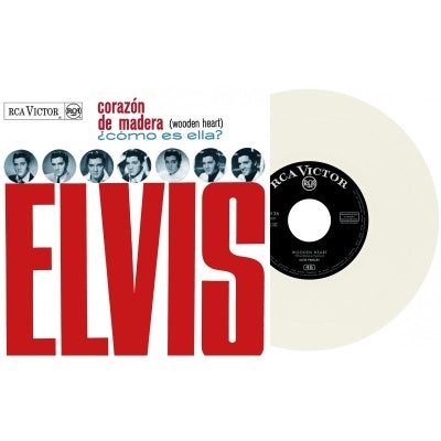 Elvis Presley - Corazon De Madera Spain Ver - Import Translucent Vinyl 7 inch Single Record