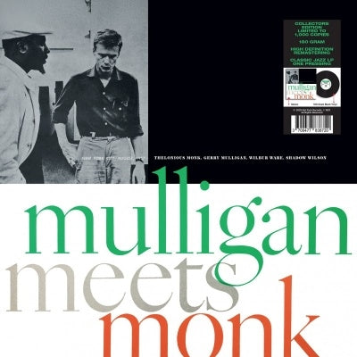 Gerry Mulligan / Thelonious Monk - Mulligan Meets Monk - Import 180g Vinyl LP Record Limited Edition