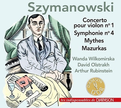 Wanda Wiłkomirska, David Oistrakh, Artur Rubinstein - Szymanowski, Karol (1882-1937) Violin Concerto, 1, Sym, 4, Etc: Wilkomirska(Vn)Rubinstein(P)Rowicki / Wallenstein / +Mythes: Oistrakh - Import CD