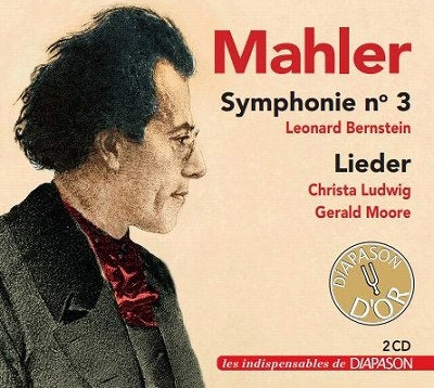 Mahler (1860-1911) - Sym, 3, : Bernstein / Nyp M.lipton +lieder: C.ludwig(Ms)G.moore(P) - Import 2 CD