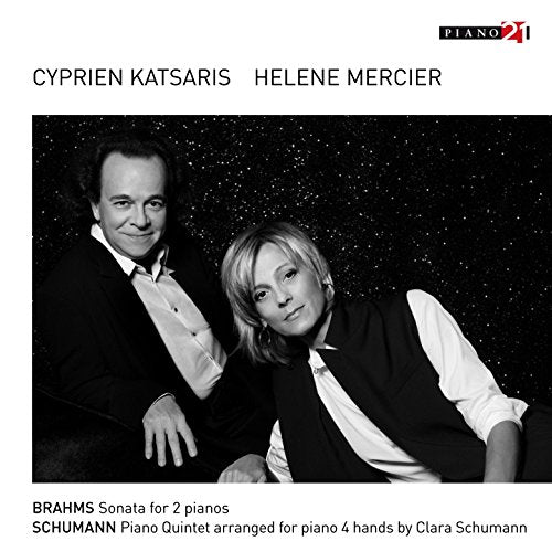 Brahms (1833-1897) - Brahms Sonata for 2 Pianos, Schumann (Duo Piano)Piano Quintet : Katsaris, E.Mercier - Import CD