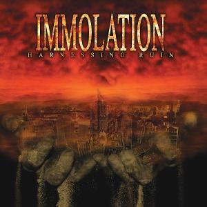 Immolation - Harnessing Ruin - Import Trans Red & Black Marble Vinyl LP Recurd Limited Edition