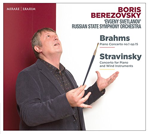 Brahms (1833-1897) - Brahms Piano Concerto No.1, Stravinsky Concerto for Piano & Winds : Boris Berezovsky(P)Russian State Symphony Orchestra - Import CD