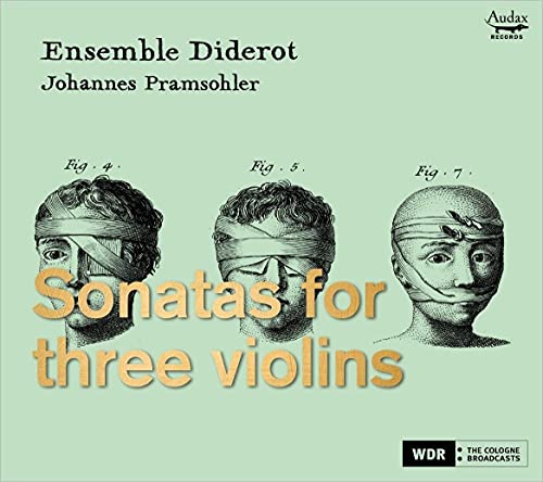Pramsohle, Johannes / Ensemble Diderot - Sonatas For Three Violins - Import CD