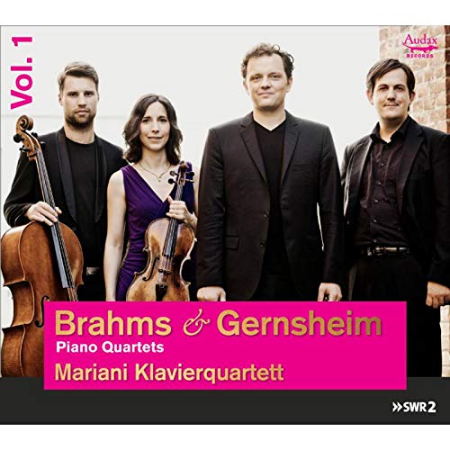 Brahms (1833-1897) - Brahms Piano Quartet No.1, Gernsheim Piano Quartet No.2 : Mariani Klavierquartett - Import CD