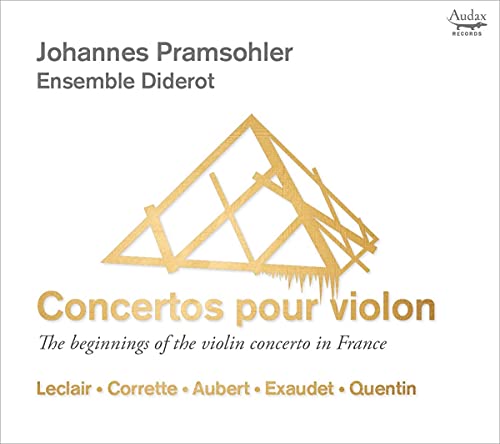 Pramsohler, Johannes / Ensemble Didero - Concertos Pour Violon - Import CD