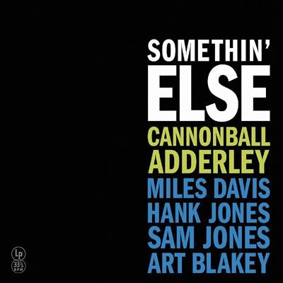 Cannonball Adderley - Somethin' Else (Special Edition) - Import Yellow Vinyl LP Record Limited Edition