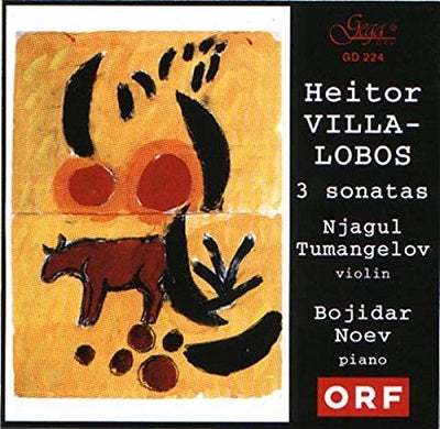 Njagul Tumangelov - Villa-Lobos: 3 Sonatas for Violin & Piano - Import CD