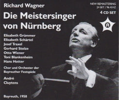 Andre Cluytens - Wagner: Die Meistersinger von Nurnberg - Import 4 CD