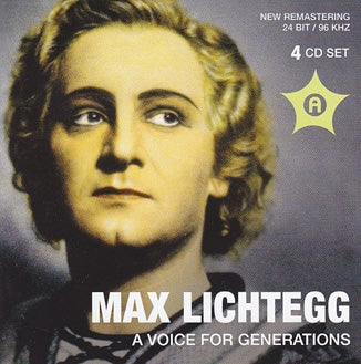 Lichtegg, Max / Della Casa, Lisa / Bampton, Rose - Max Lichtegg : A Voice For Generations (4Cd) - Import 4 CD