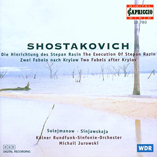 Shostakovich, Dmitri (1906-1975) - The Execution Of Stepan Razin, Etc: Jurowski / Cologne.rso - Import CD