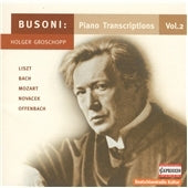 Holger Groschopp - Busoni: Piano Transcriptions / Groschopp - Import CD