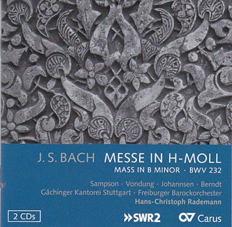 Frank Peter Zimmermann - J.S.Bach: Mass in B minor BWV.232 - Import 2 CD