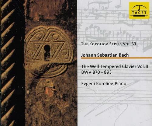 Bach (1685-1750) - Well-tempered Clavier Book.2: Koroliov(P) - Import 2 CD