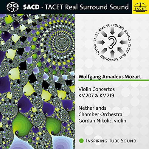 Mozart (1756-1791) - Violin Concertos Nos.1, 5 : Gordan Nikolic(Vn)/ Netherland Chamber Orchestra (Hybrid) - Import SACD Hybrid