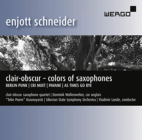 Schneider, Enjott (1950-) - Colors of Saxophones : Clair-Obscur Saxophone Quartet, V.Lande / Siberian State So, etc - Import CD