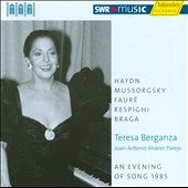 Berganza, teresa / Alvarez Parejo - Evening of Song 1985 - Import CD