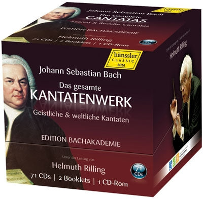 Helmuth Rilling - J.S. Bach: Complete Cantatas - Import 71 CD+CD-ROM Box Set