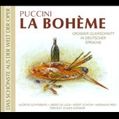 Schymberg/ De Luca/ Gunter/ Prey/ Szenkar - Puccini: La Boheme (in German/Highlights) / Eugen Szenkar, North German Radio SO, Hjordis Schymberg, etc - Import CD