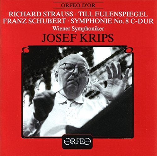 Schubert (1797-1828) - Schubert Symphony No.9, R.Strauss Till : Josef Krips / Vienna Symphony Orchestra (1972) - Import CD