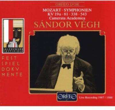 VEGH, MOZARTEUM - Mozart: Symphonies 11, 34, 39, etc /Vegh, Mozarteum Camerata - Import CD