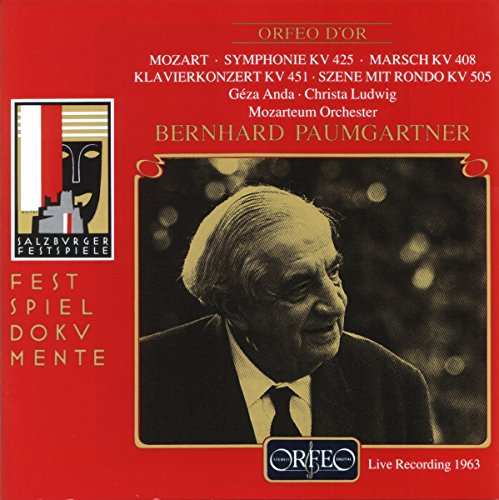 Mozart (1756-1791) - Sym.36, Piano Concerto.16: Paumgartner / Salzburg Mozarteum.o - Import CD