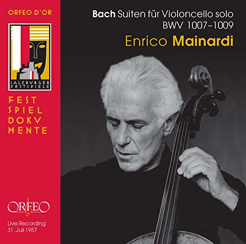Bach (1685-1750) - Cello Suite.1-3: Mainardi Salzburg Live 1957 - Import CD
