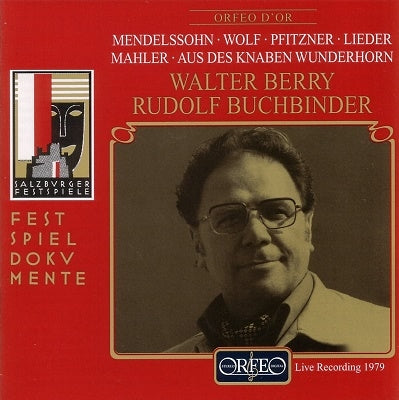 Walter Berry - Mahler: Lieder 4 / Lieder 6 - Import CD