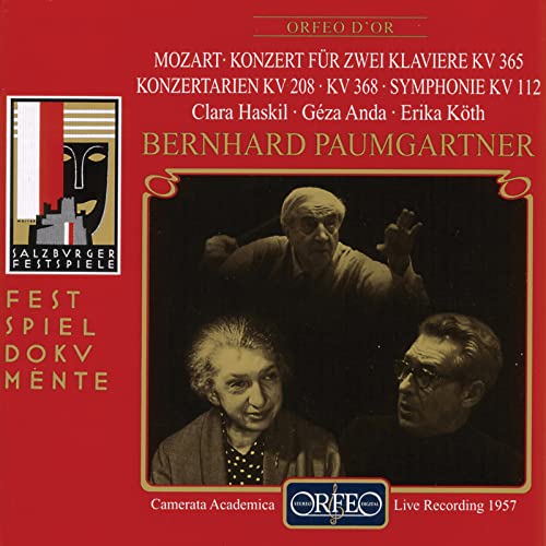 Mozart (1756-1791) - Piano Concerto, 10, : Haskil G.anda Paumgartner / Camerata Academica - Import CD