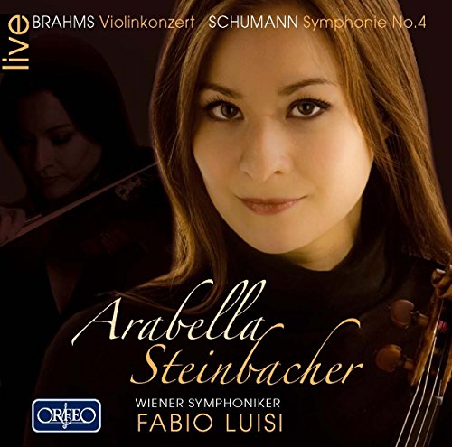 Brahms (1833-1897) - Brahms Violin Concerto, Schumann Symphony No, 4, : Steinbacher(Vn)Luisi / Vienna Symphony Orchestra - Import CD