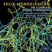 Michael Hofstetter - Mendelssohn: The Complete String Symphonies - Import 3 CD
