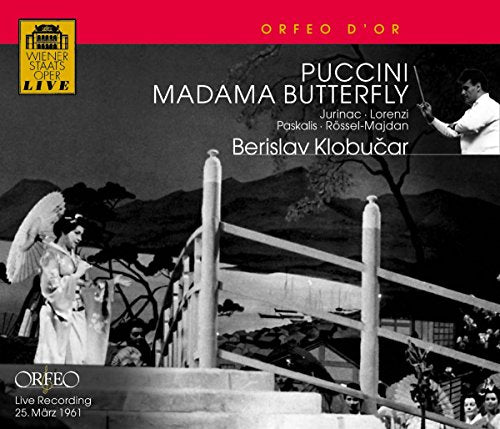Puccini (1858-1924) - Madame Butterfly : Klobucar / Vienna State Opera, Jurinac, Janowitz, etc (1961 Monaural)(2CD) - Import 2 CD