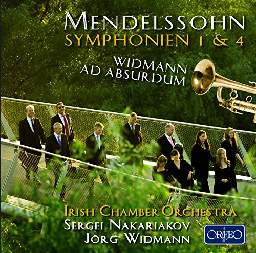 Mendelssohn (1809-1847) - Mendelssohn Symphonies Nos.1, 4, Widmann Ad absurdum : Widmann / Irish Chamber Orchestra, Nakariakov(Tp) - Import CD