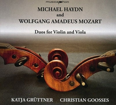 Katja Gruttner(Vn)Christian Goosses(Va) Mozart (1756-1791) - Mozart Duos Nos.1, 2 For Violin & Viola, M.Haydn Duos - Import 2 CD