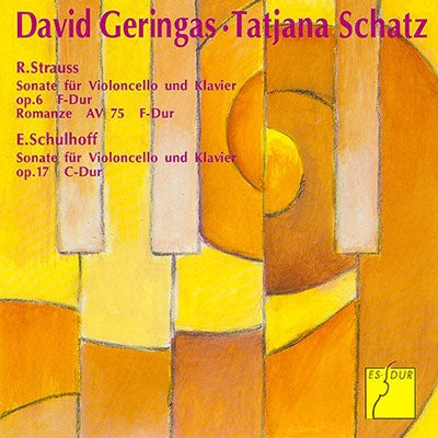 David Geringas - Strauss: Sonata In F Major, Trv 115 & Romanze In F Major , Trv 118 - Schulhoff: Sonata In C Major, Op. 17 - Import CD