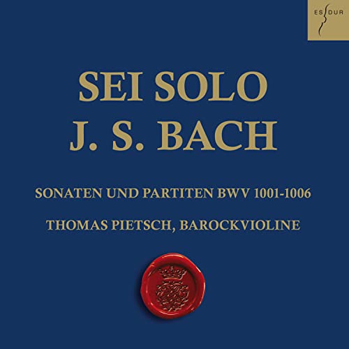 PIETSCH,THOMAS; - Sonatas & Partitas for Violin Solo BWV 1001-1006 - Import 2 CD