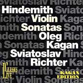 Oleg Kagan - Kagan Edition Vol 10 - Hindemith: Violin Sonatas / Richter - Import CD