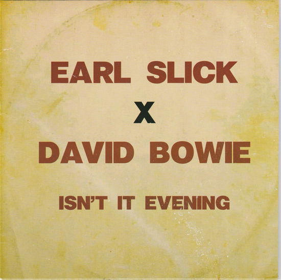 Earl Slick 、 David Bowie - Isn T It Evening - Import Turquoise Vinyl 7 inch Record