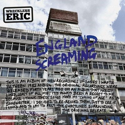 Wreckless Eric - England Screaming - Import Vinyl LP Record