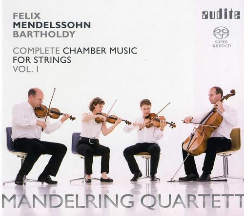 Mendelssohn (1809-1847) - String Quartets Nos.1, 2, etc : Mandelring Quartet (Hybrid) - Import SACD Hybrid