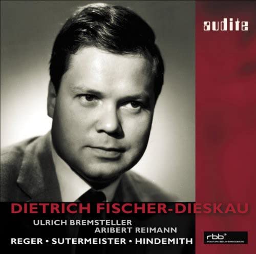 REGER ; SUTERMEISTER ; HINDEMITH - Dietrich Fischer-Dieskau Sings Reger - Import CD