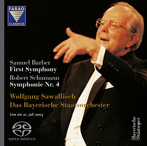 Schumann, Robert (1810-1856) - Sym.4: Sawallisch / Bavarian State.o +barber: Sym.1 - Import SACD Hybrid
