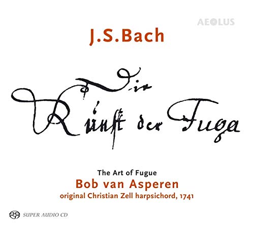 Bach (1685-1750) - Die Kunst der Fuge : Bob van Asperen(Cemb)(Hybrid) - Import SACD Hybrid