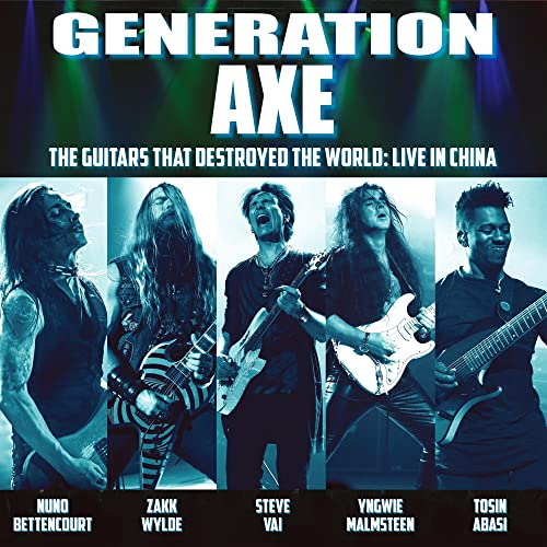 Steve Vai 、 Zakk Wylde 、 Yngwie Malmsteen 、 Nuno (Nuno Bettencourt) 、 Tosin Abasi - Generation Axe: Guitars That Destroyed That World: Live In China - Import CD