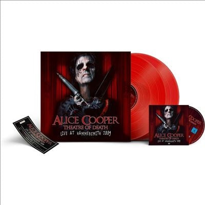 Alice Cooper - Theatre Of Death - Live At Hammersmith 2009 - Import Red Vinyl 2LP Record+DVD
